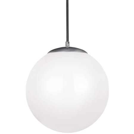 Visual Comfort Leo 14" Wide LED Pendant with Frosted Glass Satin Aluminum