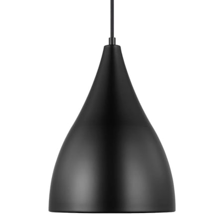 Visual Comfort Oden 9" Wide Mini Pendant Midnight Black