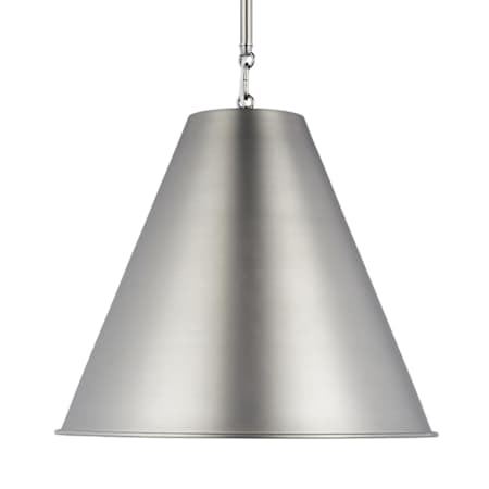 Visual Comfort Gordon 15" Wide LED Pendant Antique Brushed Nickel