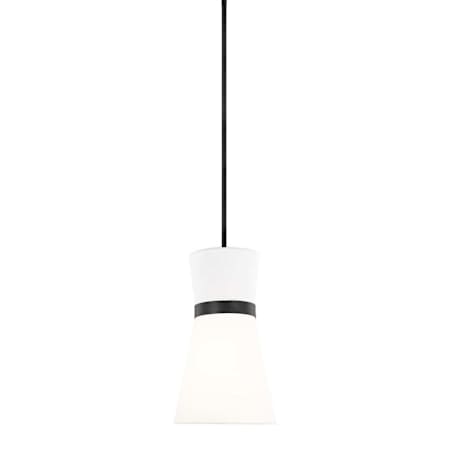 Visual Comfort Clark 10" Wide Mini Pendant Midnight Black