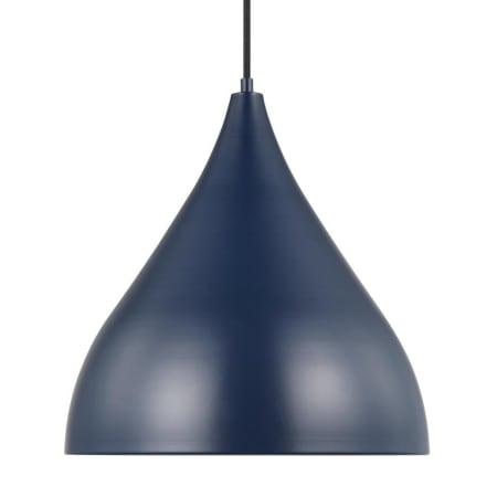 Visual Comfort Oden 14" Wide Pendant Navy