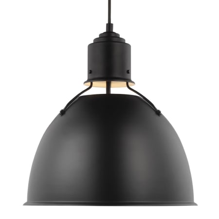 Visual Comfort Huey 15" Wide Pendant Midnight Black
