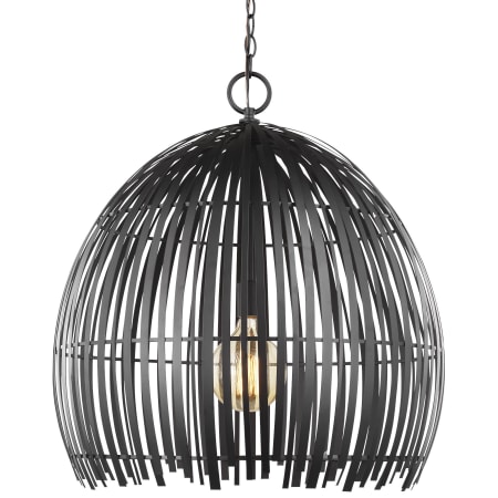 Visual Comfort Hanalei 24" Wide Pendant Midnight Black