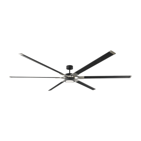 Visual Comfort Loft 96" 6 Blade Indoor LED Ceiling Fan with Remote Control Midnight Black