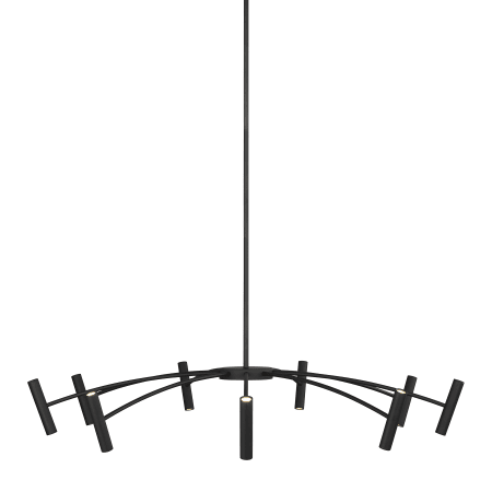 Visual Comfort Aerial 18 Light 35" Wide LED Chandelier Matte Black / 3000K