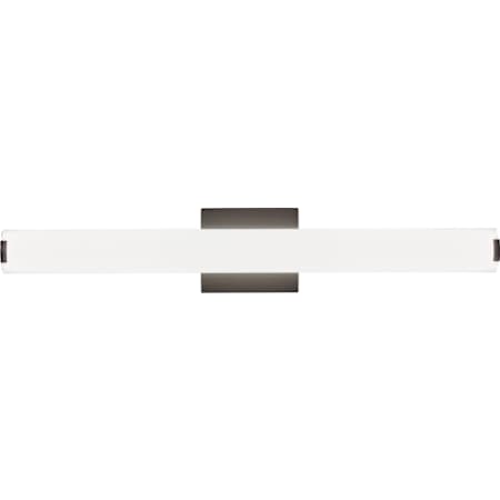 Visual Comfort Finn 25" Wide Single Light ADA Compliant LED Bath Bar with Acrylic Diffuser Antique Bronze