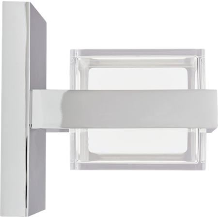 Visual Comfort Kamden Single Light 5" Wide Integrated LED Bathroom Sconce - 277 Volt Chrome / 3000K