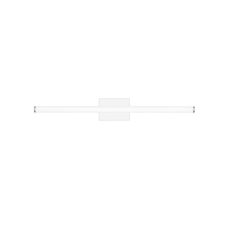 Visual Comfort Lufe 36" Wide 3000K LED Bath Bar with Acrylic Diffuser - ADA Compliant Satin Nickel