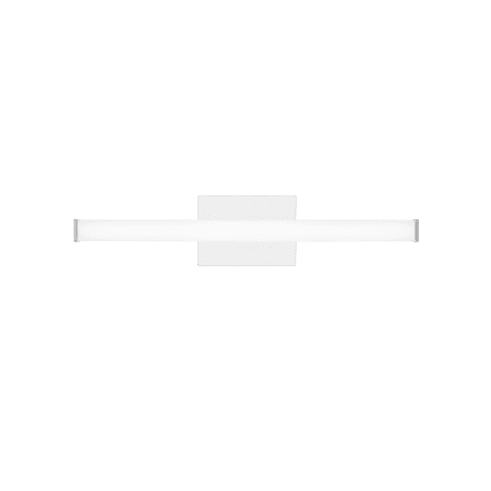 Visual Comfort Lufe 24" Wide 3000K LED 277V Bath Bar with Acrylic Diffuser - ADA Compliant Polished Chrome