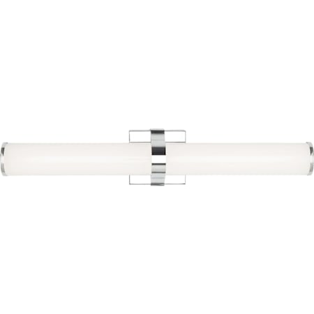 Visual Comfort Lynk 24" Wide 3000K LED 277V Bath Bar - ADA Compliant Polished Chrome