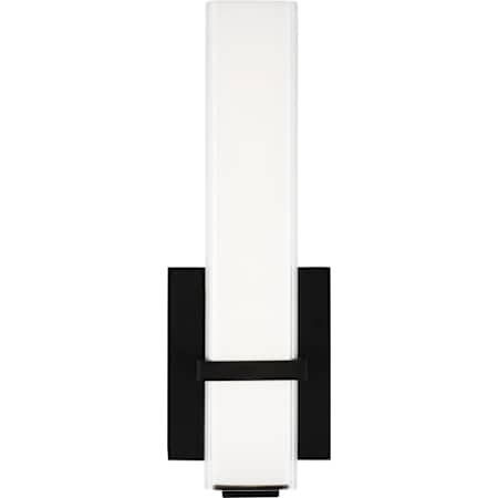 Visual Comfort Milan 12" Tall LED Wall Sconce Nightshade Black