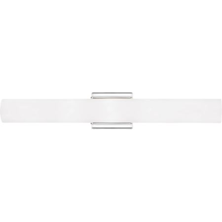 Visual Comfort Solace 3" Wide LED Bath Bar Chrome
