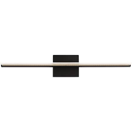 Visual Comfort Span 25" Wide LED Bath Bar Nightshade Black