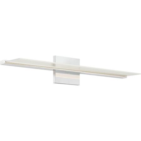 Visual Comfort Span 25" Wide LED Bath Bar Chrome