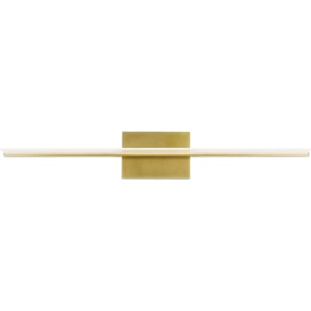 Visual Comfort Span 35" Wide LED Bath Bar Plated Brass