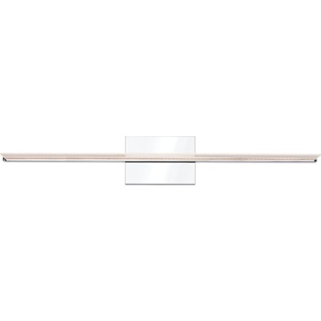 Visual Comfort Span 35" Wide LED Bath Bar Chrome