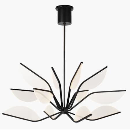 Visual Comfort Belterra 38" Wide LED Abstract Chandelier Matte Black