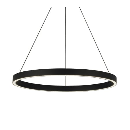 Visual Comfort Fiama 24" Wide LED Ring Chandelier Black