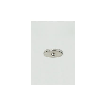 Visual Comfort FreeJack 4" Round Flush Canopy 120v or 277V In / 12v Out Satin Nickel (LED)