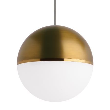 Visual Comfort Akova 7" Wide LED Mini Pendant Satin Nickel