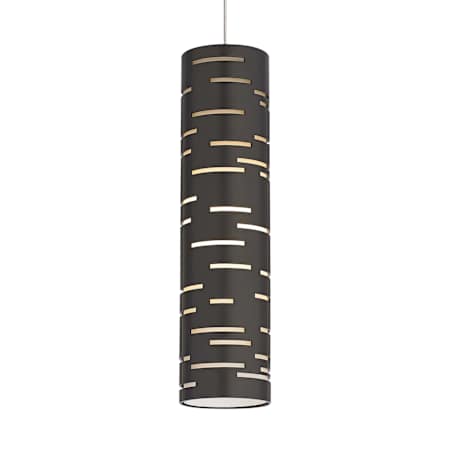 Visual Comfort Revel 3" Wide LED Mini Pendant Antique Bronze / Satin Nickel