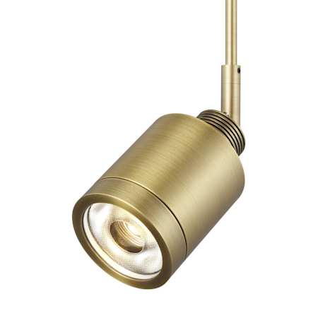 Visual Comfort Tellium 2" Wide Mini Pendant with 3 Inch Downrod for Freejack System Aged Brass