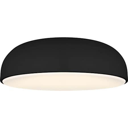 Visual Comfort Kosa 13" Wide LED Flush Mount Ceiling Fixture - 277 Nightshade Black