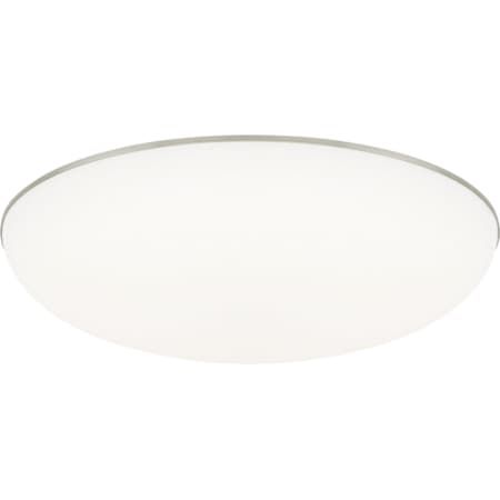 Visual Comfort Megan Convertible Single Light 13" Wide Integrated LED Flush Mount Ceiling Fixture / Wall Sconce with an Acrylic Shade Satin Nickel / 2700K