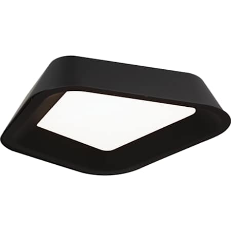 Visual Comfort Rhonan 13" Wide LED Flush Mount Ceiling Fixture Nightshade Black