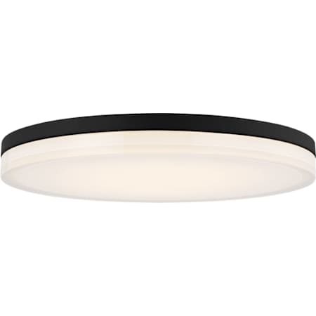 Visual Comfort Wyatt 16" Wide LED Flush Mount Ceiling Fixture Nightshade Black