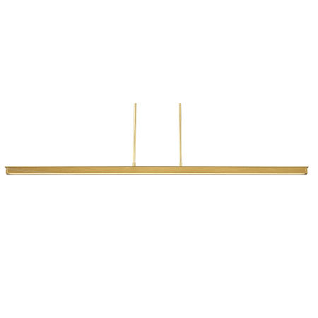 Visual Comfort Stagger 48" Wide Linear Chandelier Natural Brass