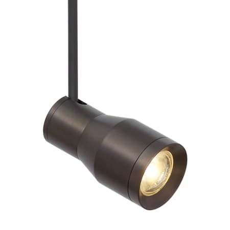 Visual Comfort Ace 8-13/16" Tall LED Monorail Adjustable Spotlight Head with 5" Stem - 90 CRI, 40 Degree Beam Spread Antique Bronze / 2700K