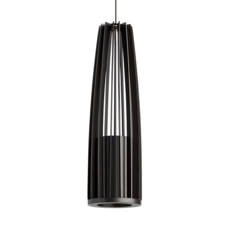 Visual Comfort Evo LED Mini Pendant with Shade Antique Bronze / 3000K