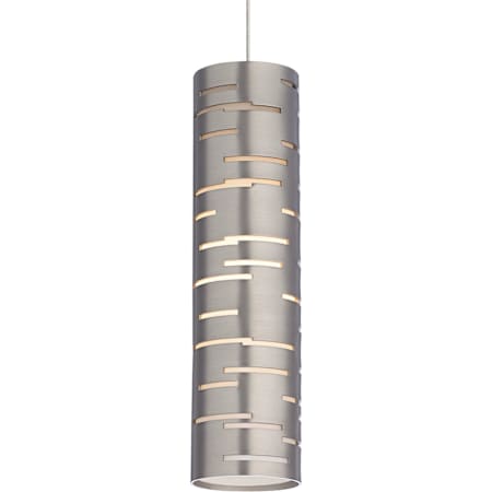 Visual Comfort Revel MonoRail Mini Shaded Pendant Satin Nickel