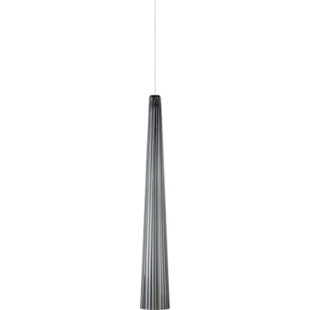 Visual Comfort Zenith MonoRail Mini Pendant with Shade Satin Nickel
