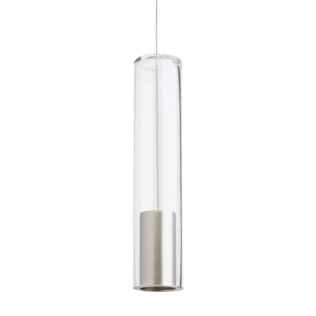 Visual Comfort Captra 3" Wide LED Mini Pendant Satin Nickel