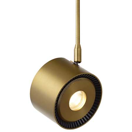 Visual Comfort ISO Monopoint 4" Tall 3000K LED Track Head Aged Brass
