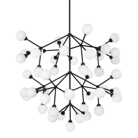 Visual Comfort Mara 33" Wide LED Chandelier Matte Black / 2700K