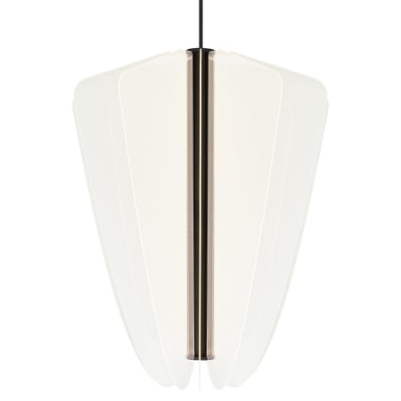 Visual Comfort Nyra 42" Wide LED Chandelier Nightshade Black