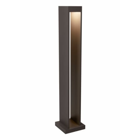 Visual Comfort Single Syntra 120, 277V Integrated LED Bollard Path Light Bronze / 3000K