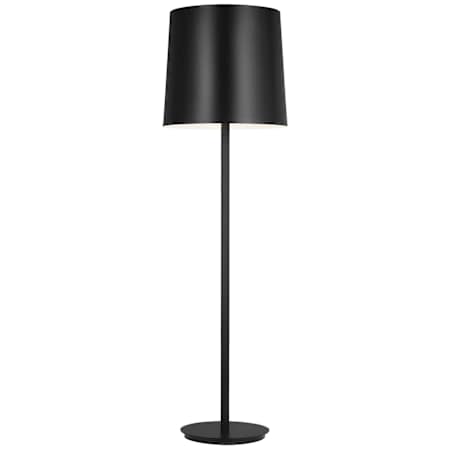Visual Comfort Lucia 62" Tall LED Torchiere Floor Lamp Black