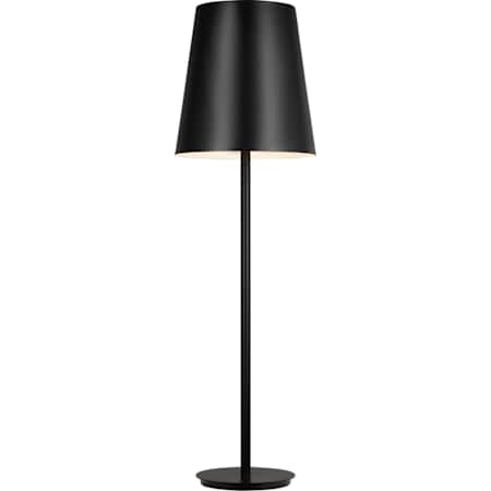 Visual Comfort Nevis 62" Tall LED Torchiere Floor Lamp Black