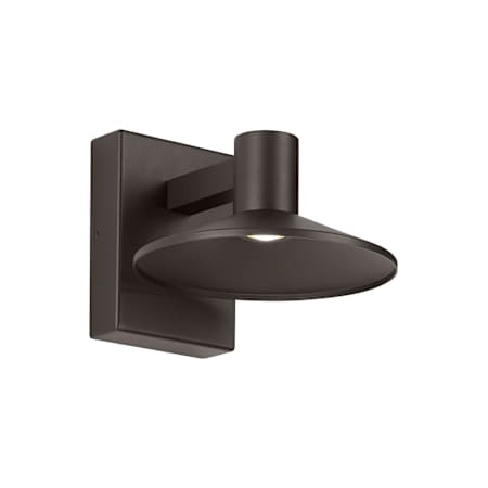 Visual Comfort Ash 8" Tall LED Wall Sconce with Tapered Shade Bronze