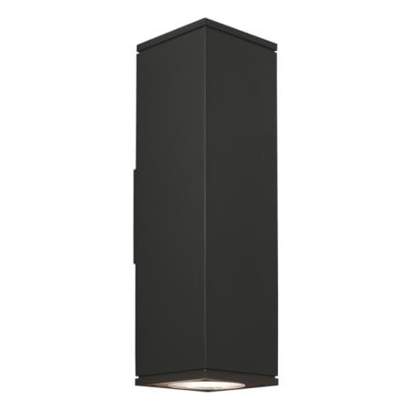 Visual Comfort Tegel 18" Tall LED Wall Sconce with 10° Narrow Beam Spread, Surge Protection, and Button Photocontrol Black / 2700K