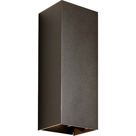 Visual Comfort Vex 2 Light 12" Tall LED Outdoor Wall Sconce Bronze