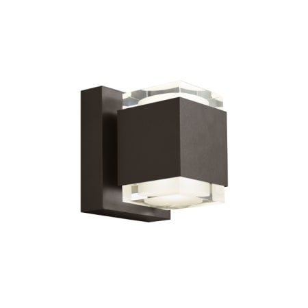 Visual Comfort Voto 7" Tall LED Wall Sconce with In-Line Fuse and Surge Protection Bronze / 2700K