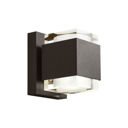 Visual Comfort Voto 9" Tall LED Wall Sconce with Surge Protection Bronze / 2700K