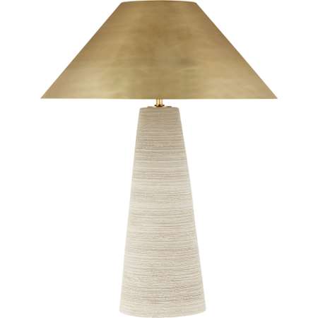 Visual Comfort Karam Medium Table Lamp Natural Brass
