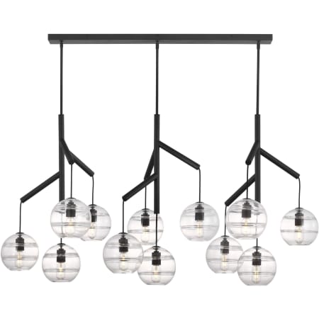 Visual Comfort Sedona 12 Light 63" Wide LED Chandelier - 2700K, 90 CRI, 3686 Lumens Nightshade Black