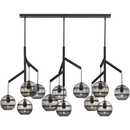 Visual Comfort Sedona 12 Light 63" Wide Chandelier Nightshade Black